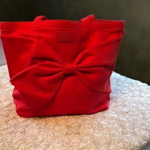 Red canvas Kate Spade On Purpose Tote!